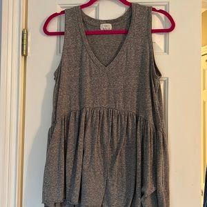 Anthropologie Peplum tank